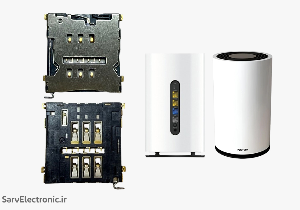 سوکت سیمکارت مودم Nokia Fastmile 4G Gateway 1